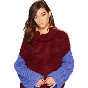 Free People Oversized Park City Pullover Sweater